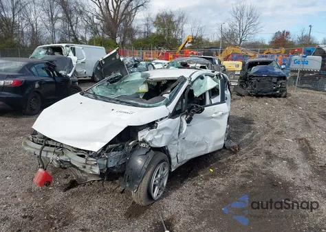 2019 Ford Fiesta Se из США, поврежденный, VIN 3FADP4EJ5KM117228